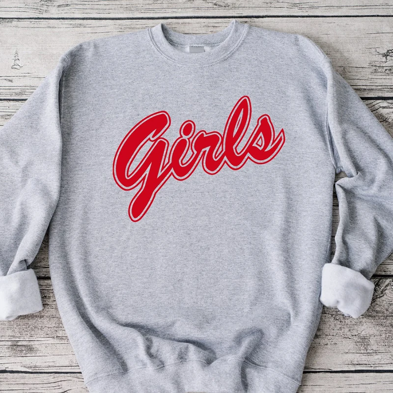 GIRLS Shirt Rachel Green Monica Geller Squad Friends Tv Shows Fashion Gothic Clothes Long Sleeve Crewneck BBF Hoodies Clothes