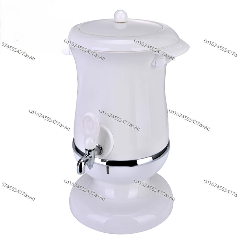 110-127V 1000W 2.5L White Color  Turkish Samovar Electric Kettle Heat Preservation Rotating Tea Maker