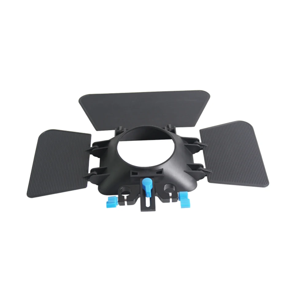M1 Matte Box Camera Shade for 15mm Rail Rod Follow Focus Rig Cage Camera