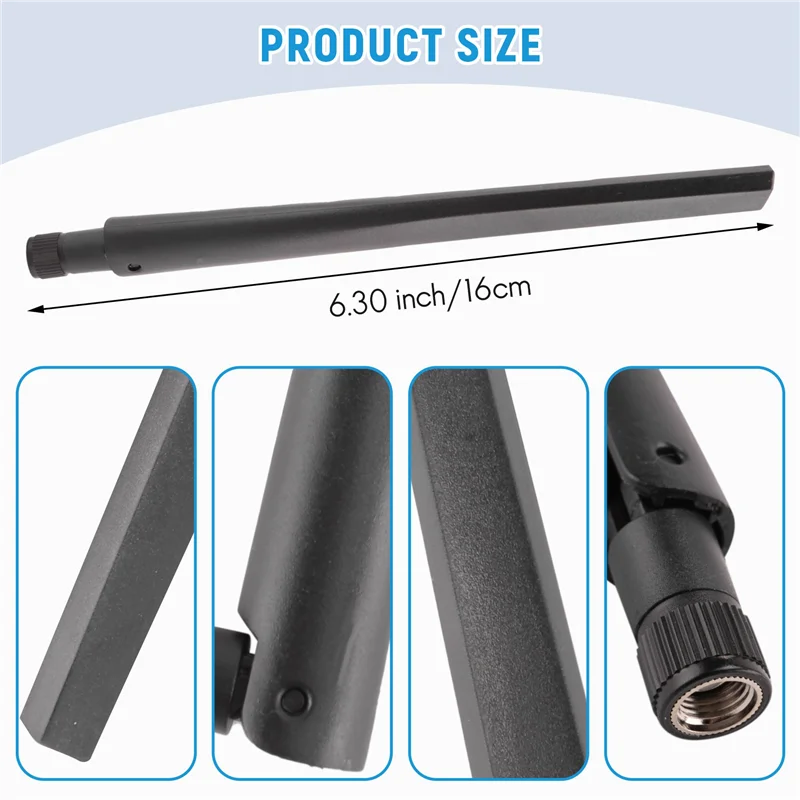 N36R-3 PCS Neue Metall Wifi Antenne Von RP-SMA Schnittstelle Mit 5Dbi 2,4G/5G Dual-Band Drahtlose wifi Antenne Für ASUS RT-AC68U