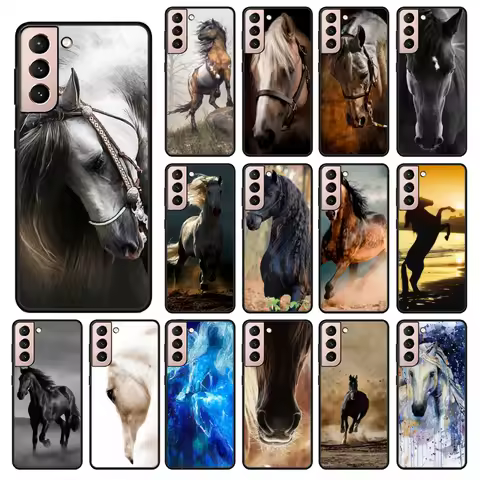Horse Phone Case for Samsung S25 S24 S23 S22 S21 Ultra S24 S23 S22 S21 Plus S24 S21 S20 FE
