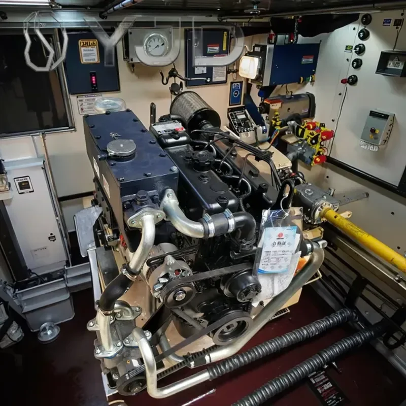 YJD Open Frame 20kw Diesel Marine Generator Single & Three Phase 60Hz Frequency Auto & Remote Start with Remote Control Option