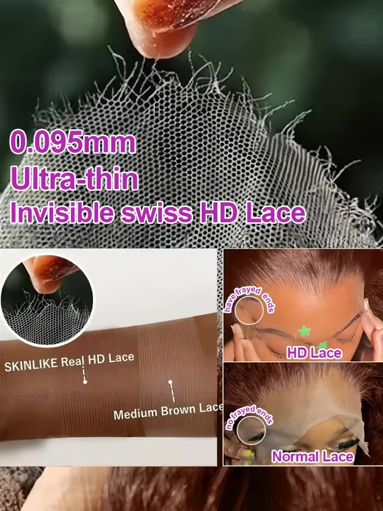 200 كثافة موجة المياه مجعد الباروكات شعر الإنسان الشوكولاته البني 13x4 13x6 Hd الدانتيل الباروكة الأمامية 100% الملونة موجة عميقة الدانتيل شعر مستعار أمامي