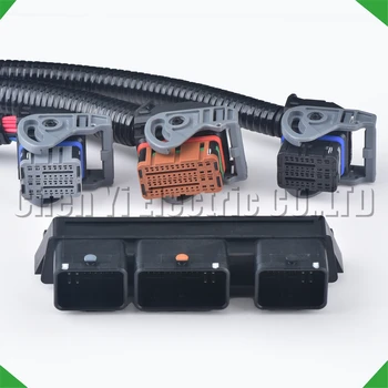 Connecteur ECU de prise de carte d'ordinateur de moteur Automobile de 32/48 broches pour la mise au point Mondeo Peugeot 5009934111 5009935112   301 307 308 408