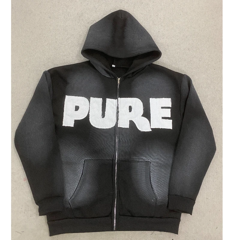 

Retro American Punk Hip-Hop Gothic Letter Hoodie Spring 2026 Trendy Personalized High Street Fashion Sportswear Streetwear