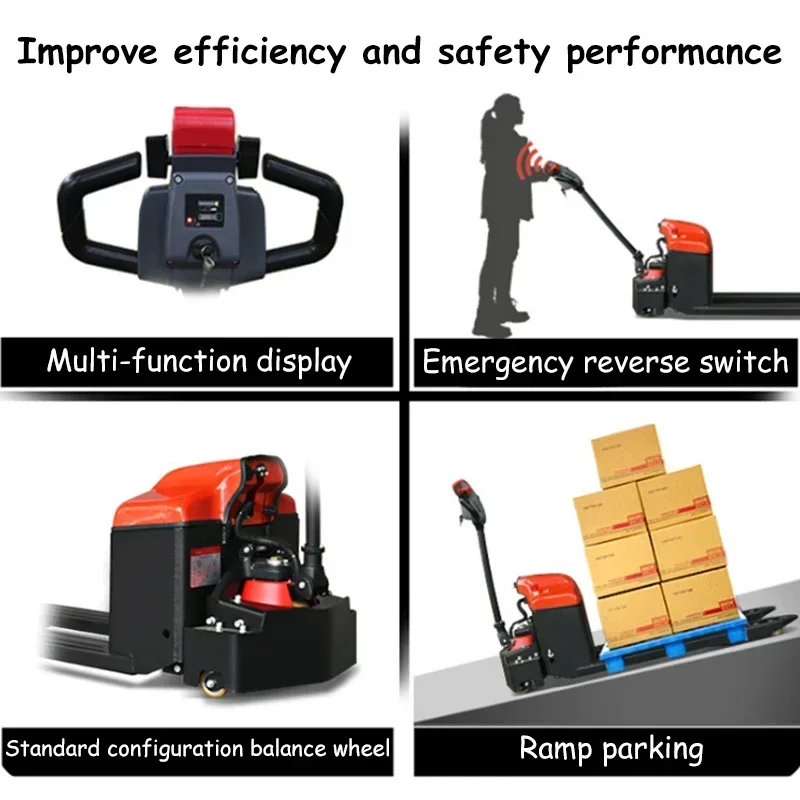 Hot sale 2 ton electric hand truck powered lithium battery Electric Pallet Jack Lithium Hydraulic Electric Pallet Truck Forklift