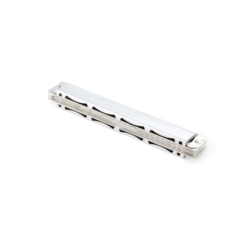 24 Hole Polyphonic Harmonica Advanced Copper Plated Performance Instrument Adult Professional
