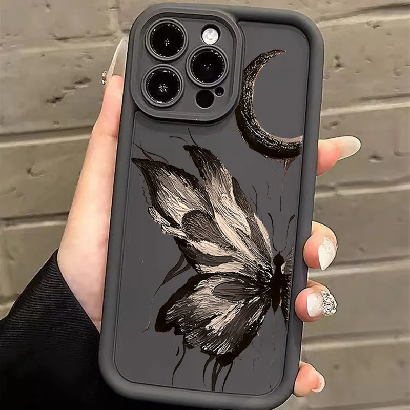 Shockproof Painting Butterfly Phone Cases For Samsung Galaxy S26 S25 S24 Note 20 Ultra S23 Plus A16 A56 A26 A55 A36 A54 Cover