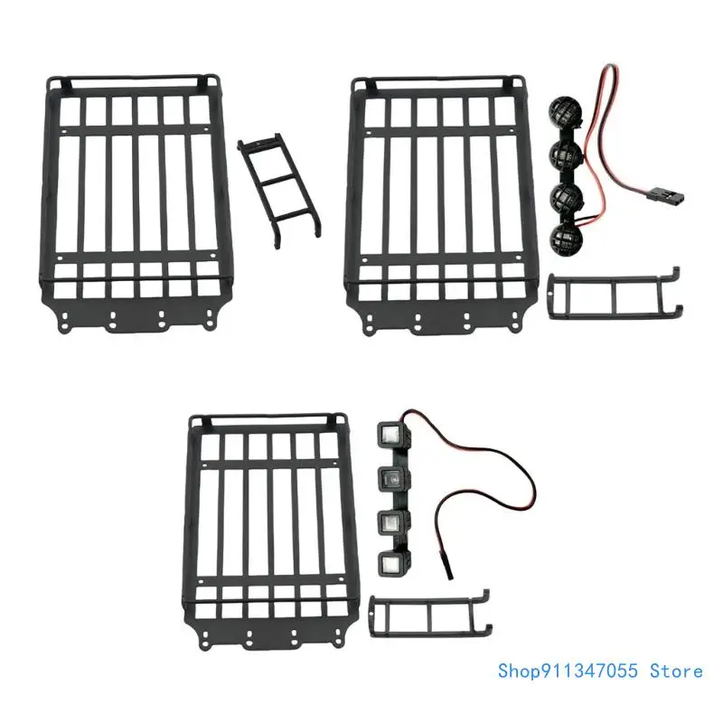 Portapacchi fuoristrada telecomandato da arrampicata per accessori auto 1/18 Trasporto goccia