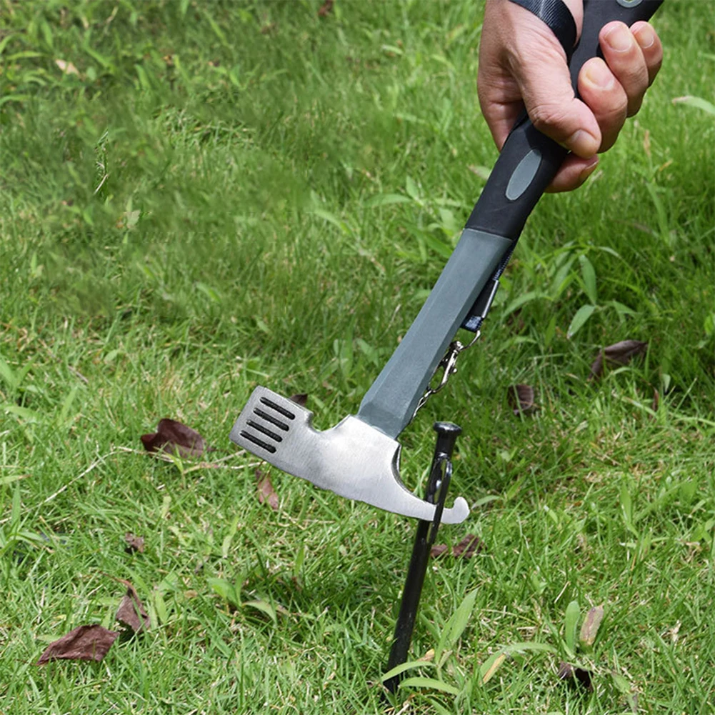 

4/8Pcs 30cm Heavy Duty Steel Tent Stakes with 4/8 Ropes Outdoor Tent Nails Multiuse Tent Ground Stakes Camping Accessories