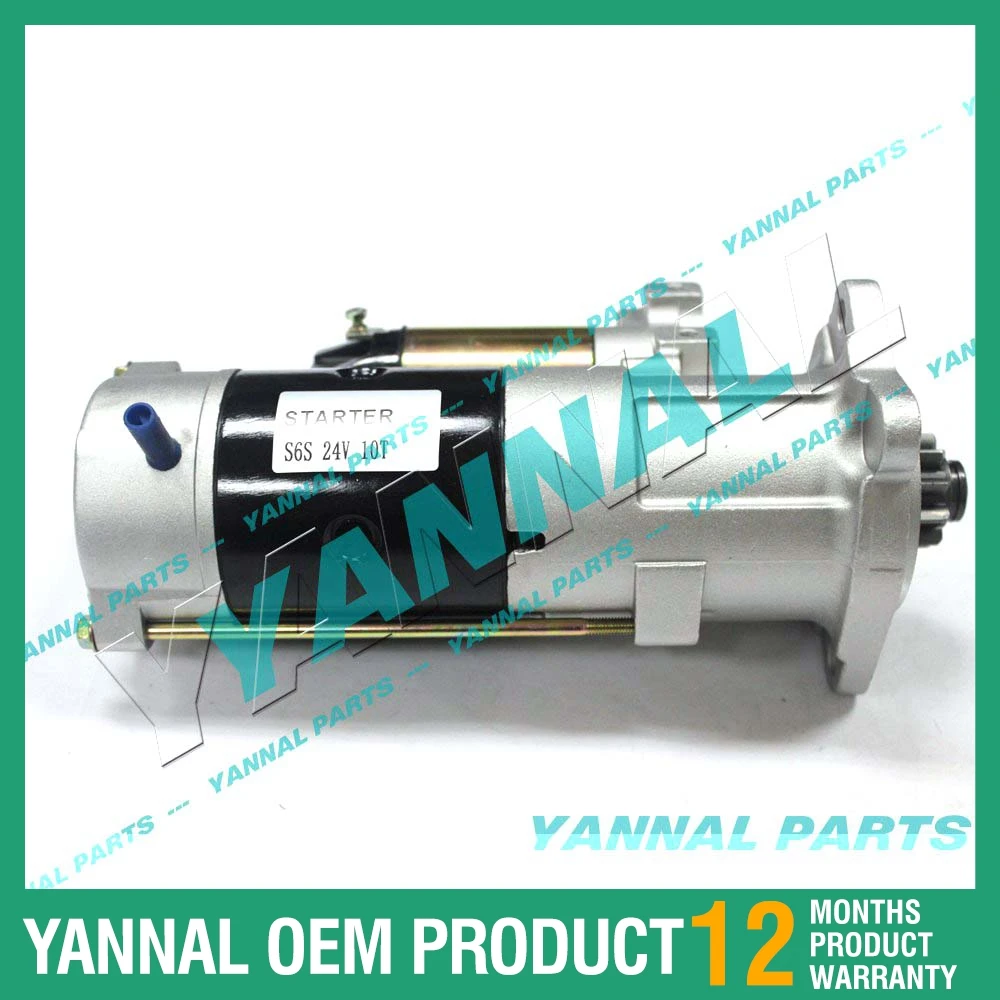 

Стартер M8T60371 для двигателя MITSUBISHI S6S, запчасти для дизельных двигателей, неоригинальные.