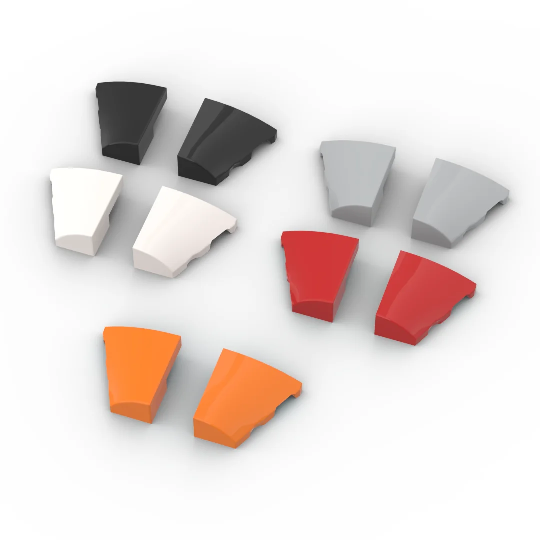 

Small Particle Building Blocks MOC 5093 5095 2x2x2/3 Curved Wedge Bricks Left and Right Side Assembly Toy Parts