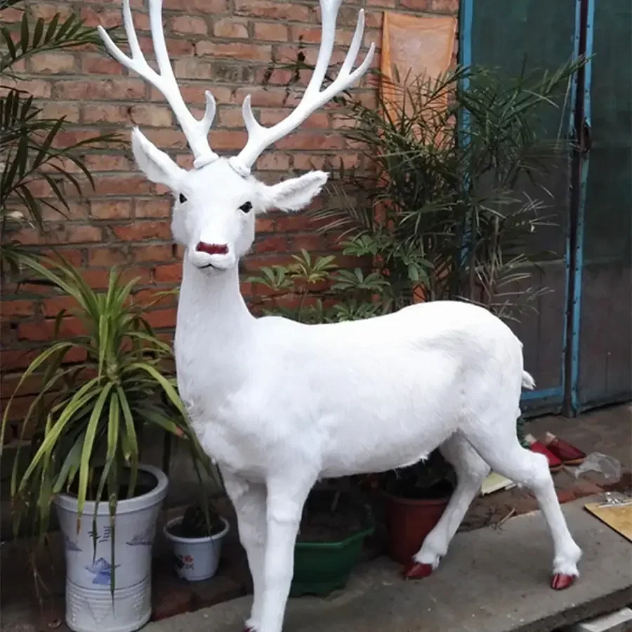 

Large Size Deer Home Navid Outdoor Decorative Standing Reindeer Christmas Decorations