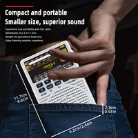 Radio FM mecánica antigua con diseño portátil y sintonización precisa, calidad de sonido de alta definición, elección perfecta.