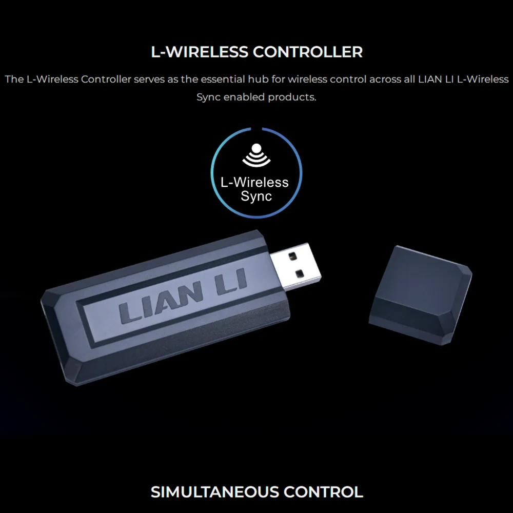 LIAN LI L-Wireless Controller ,Universal transmitter,Wireless version light control accessory，Used for: UNI FAN SL Wireless 120.