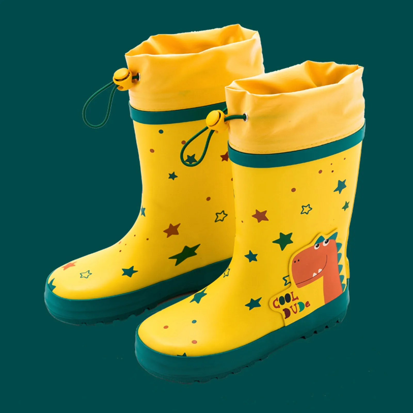 Anti-slip Toddler Rain Boots Baby Rain Boots Short Rain Boots For Toddler Easy On Lightweight Kids Snow Boots for Girls Children