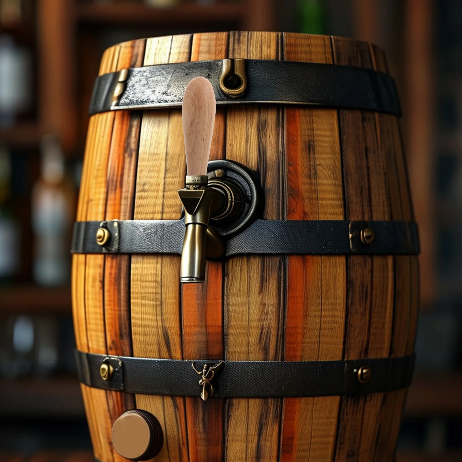 2Pcs Wooden Keg Tap…