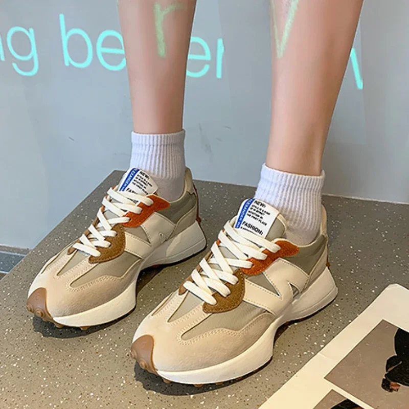 Autumn New Fashion Print Pattern Brand Designer Women's Sneakers 2024 Daily Comfortable Versatile Women's Vulcanized Shoes