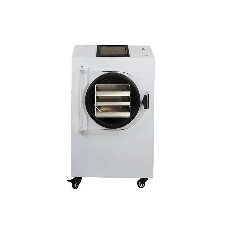 Home Use Vacuum Freeze Dryer 2-3kg Batch Capacity Small Food Lyophilizer Fruit Meat Herb Candy Sublimation Dryer Customized