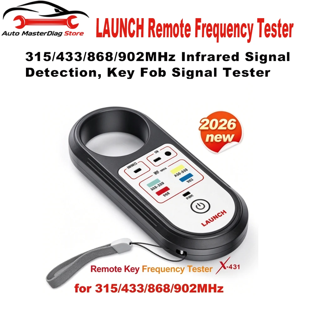 2026 NEW LAUNCH Remote Key Frequency Tester 315/433/868/902MHz Infrared Signal Detection, Key Fob Signal Tester