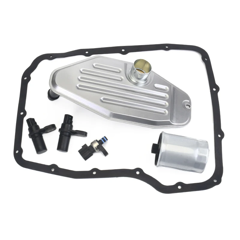 

45RFE 545RFE 65-68RFE Фильтр трансмиссионного масла и прокладка поддона и комплект датчиков скорости колеса давления для Chrysler Dodge Ram Durango