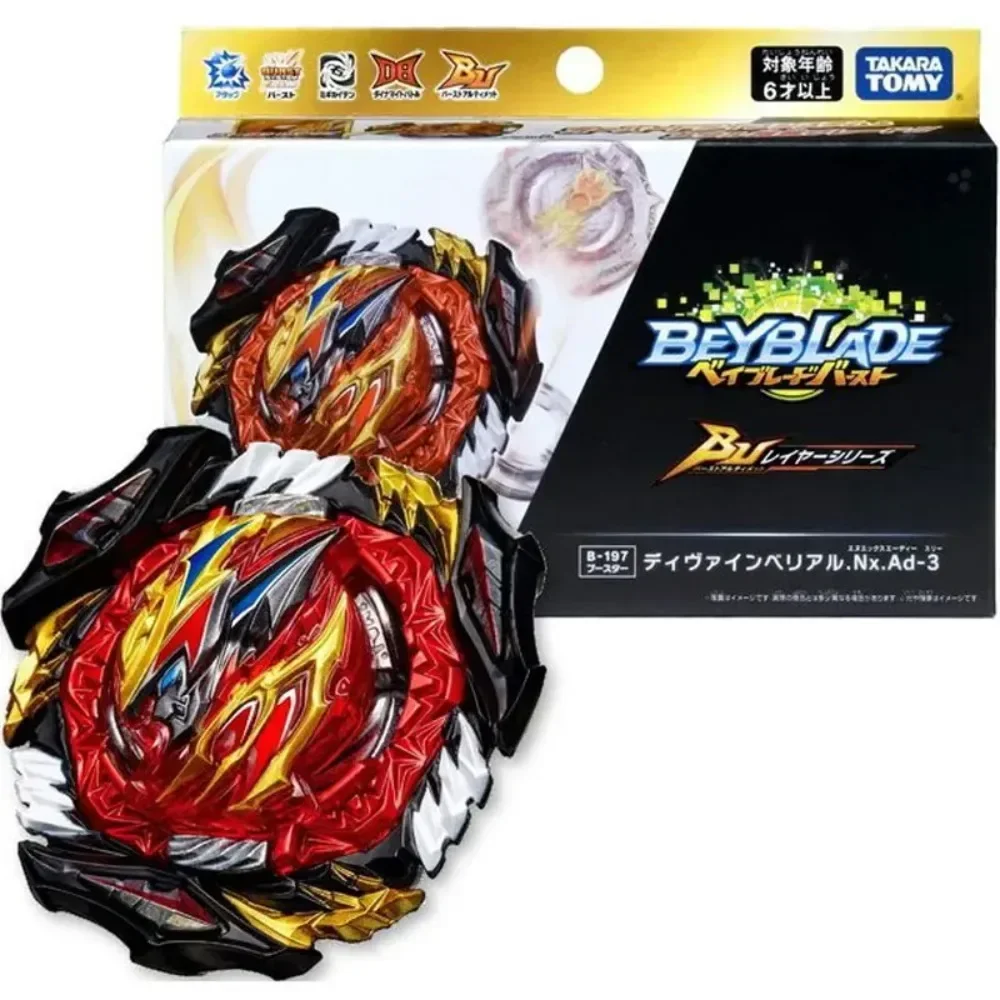 Takara Tomy Beyblade 100% New Original Burst B-197 Divine Belial Nexus Adventure-3 Children\'s Toys Gifts