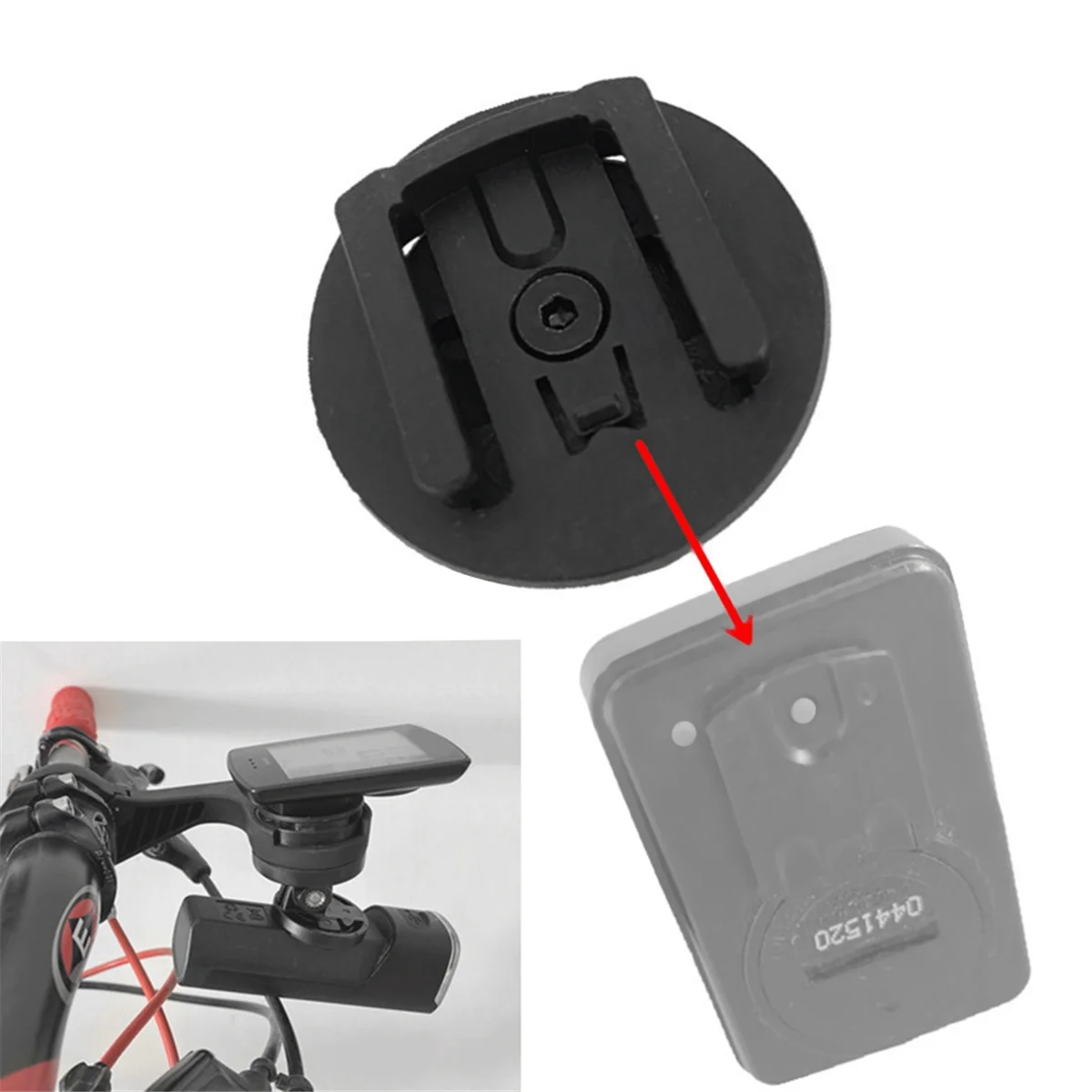 N97R 산악 자전거 컴퓨터 마운트 어댑터 컴퓨터 플레이트 부품 자전거 GPS 홀더 Garmin 용 자전거 액세서리