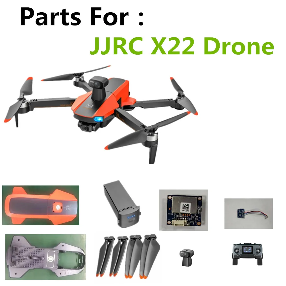 JJRC X22 Drone Bateria 11.1 V 3300mAh/Lâmina de hélice/braço/X22 Dron Peças de reposição Acessórios originais