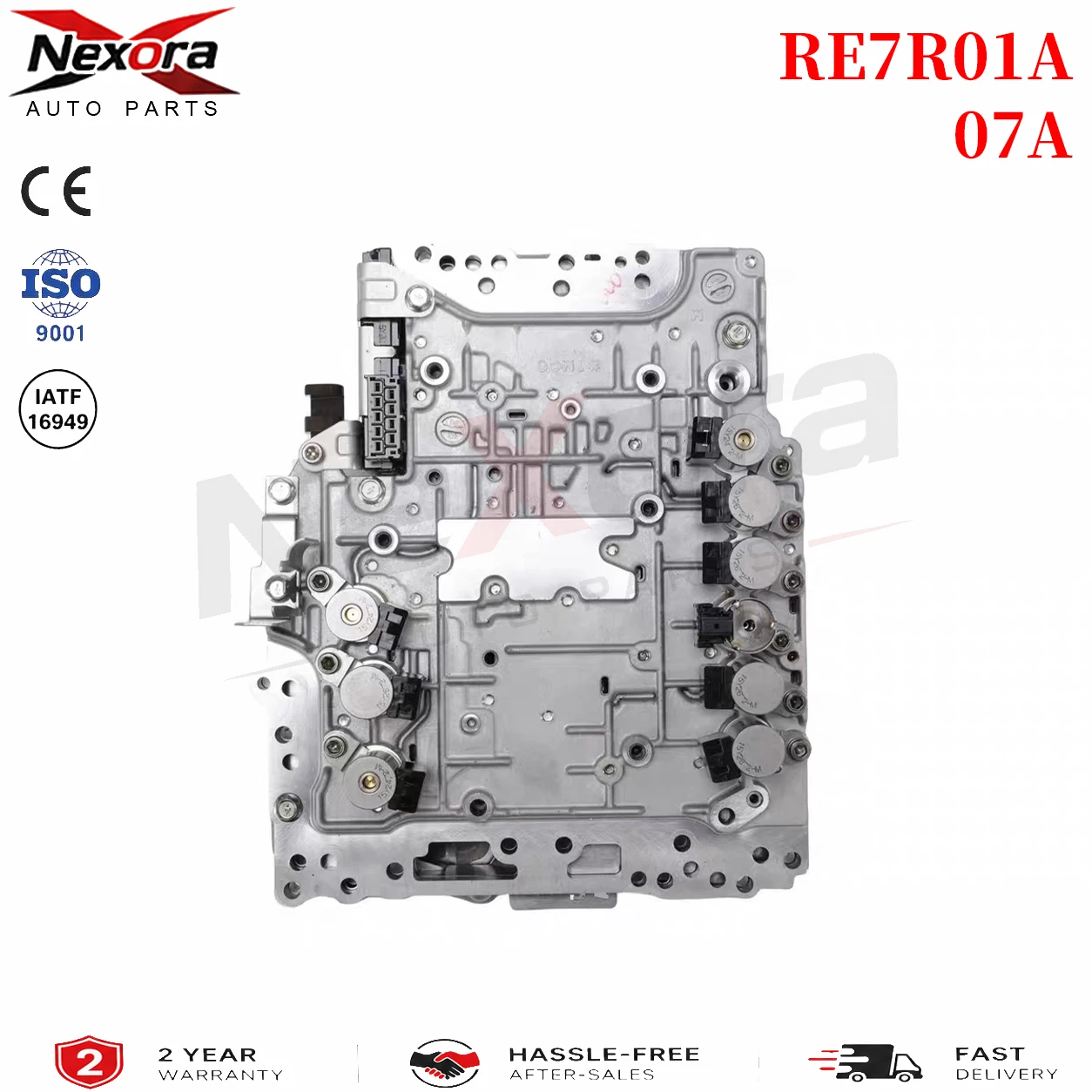 Original RE7R01A JF710E 07A Transmission Valve Body Assembly With Solenoids For VW Touareg Infiniti FX35 EX35 Q50 Q60 QX56 QX70