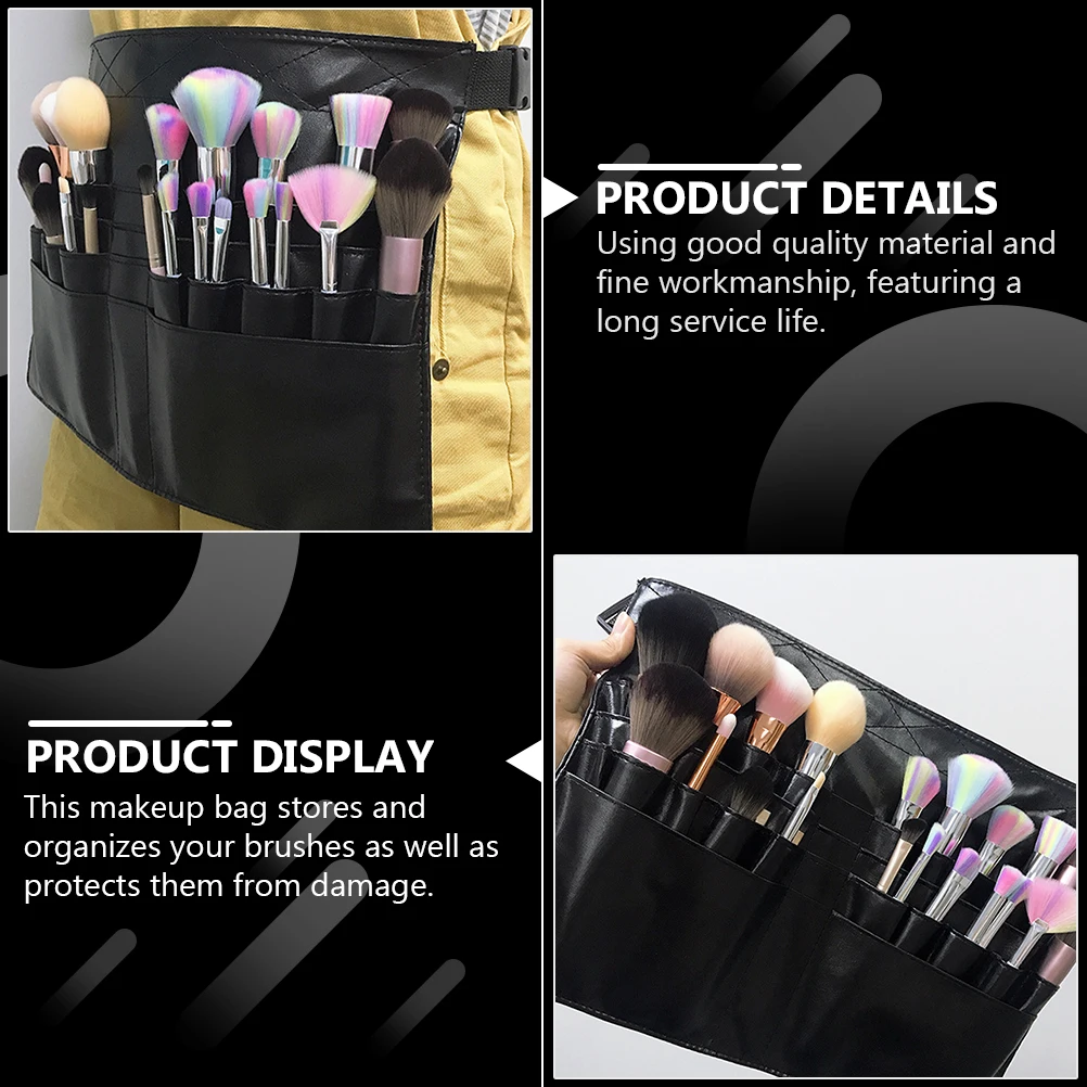 

Makeup Brush Storage Bag Carry Tool Multifunctional Belt for Artist