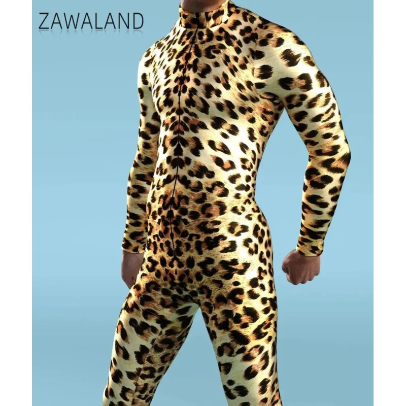 3D Impresso Cosplay Costume para Homens e Crianças, Bodysuit Halloween, Macacões de Festa, Roupa de Carnaval, Multicolor, Zentai, Zíper Frontal