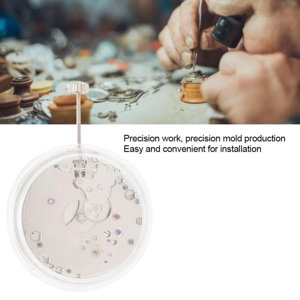 White Movement 6498 Watch Movement Single Calendar 3 Pin Design Automatic Mechanical Movement Automatic Mechanism