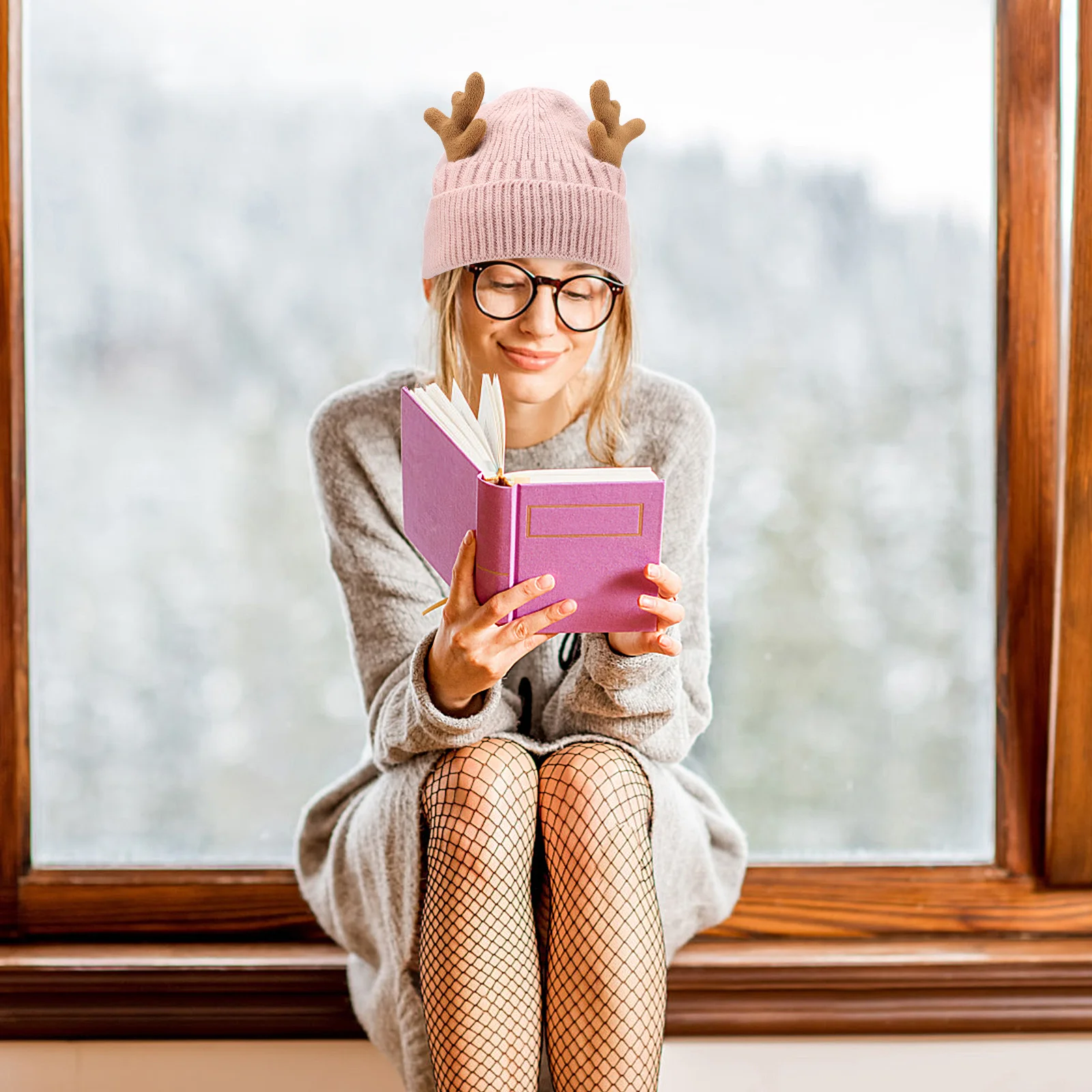 

1pc One Size Winter Warm For Outdoor Warm Hat Indoor Woolen Winter Cap Knitted Cap Knitted Hat Hedging Holiday Gift