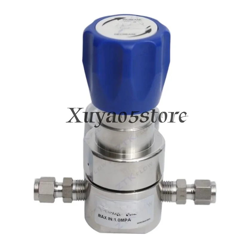 R77 low pressure back pressure valve stainless steel/diaphragm back pressure/pressure regulator/overflow valve/high precision