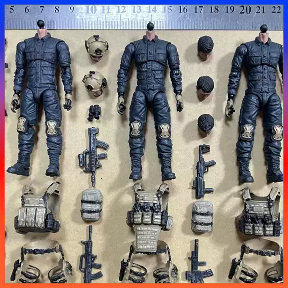 JOYTOY 1/18 Scale Special Operations Forces Male Soldiers Firepower Assault Sniper Full Set Model 3.75 inch Action Figure