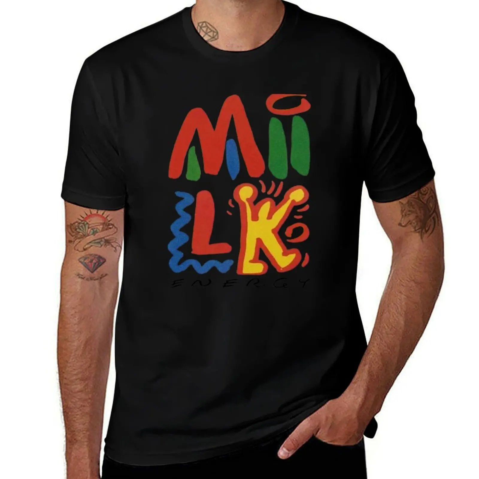 

Milk Energy T-Shirt t shirts with prints t shirt man designer T-Shirt