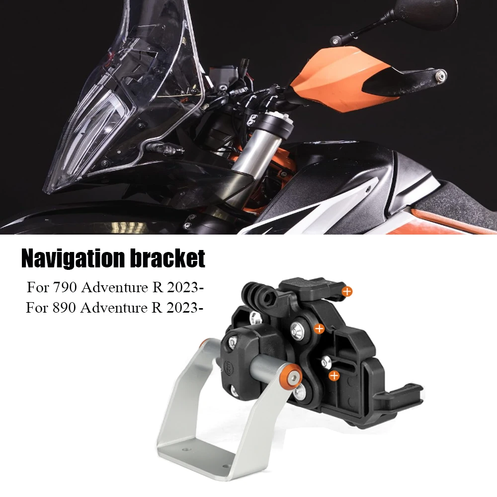 Motorcycle Navigation Bracket GPS Phone holder For 790 890 Adventure ADV R 890 ADVENTURE Adv R 2023 2024 Accessories