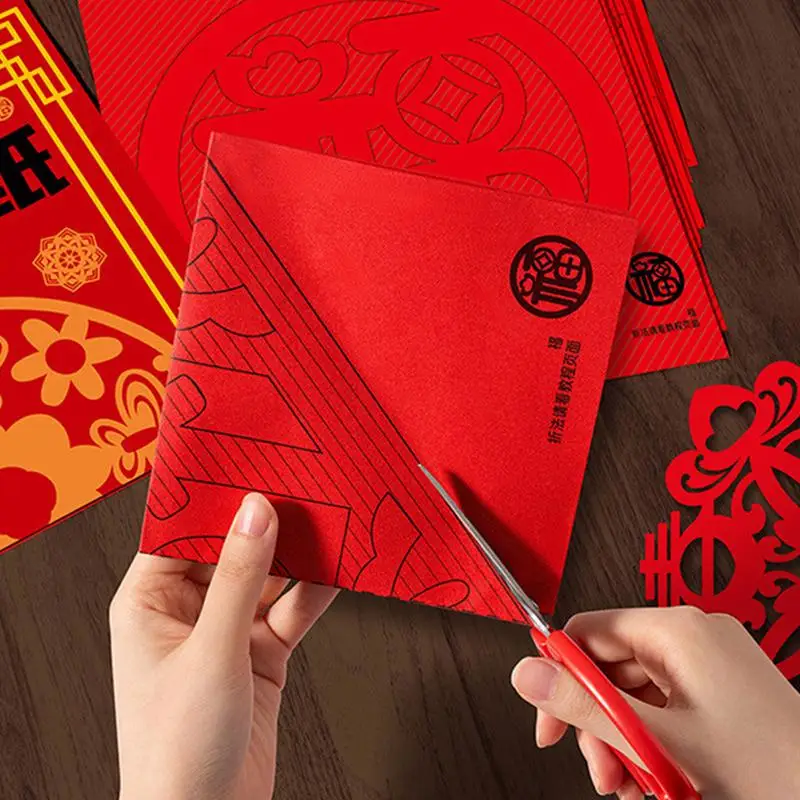 Corte de papel tradicional chinês, Early Learning Development Toy, Cortes De Papel Artesanal, Janela removível