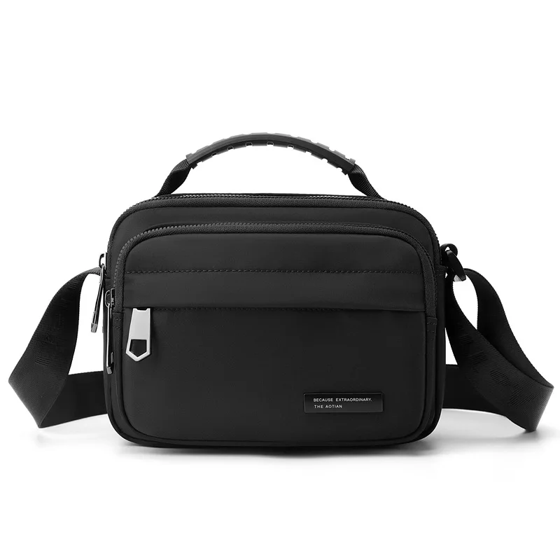 حقيبة يد صغيرة للكتف بتصميم أفقي لحمل الهاتف المحمول للأشخاص في منتصف العمر وكبار السن، أنيقة وبسيطة