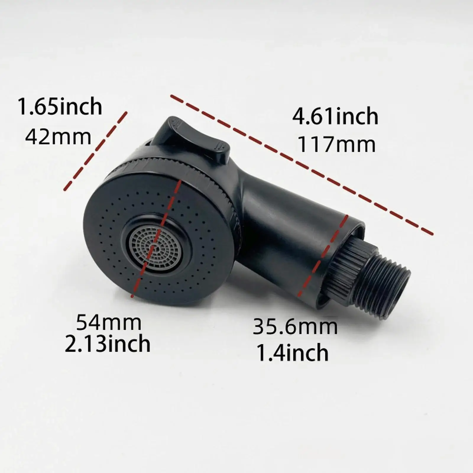 

Душевая лейка с боковым управлением, 1 кнопкой остановки, многофункциональная, 2 регулируемых режима