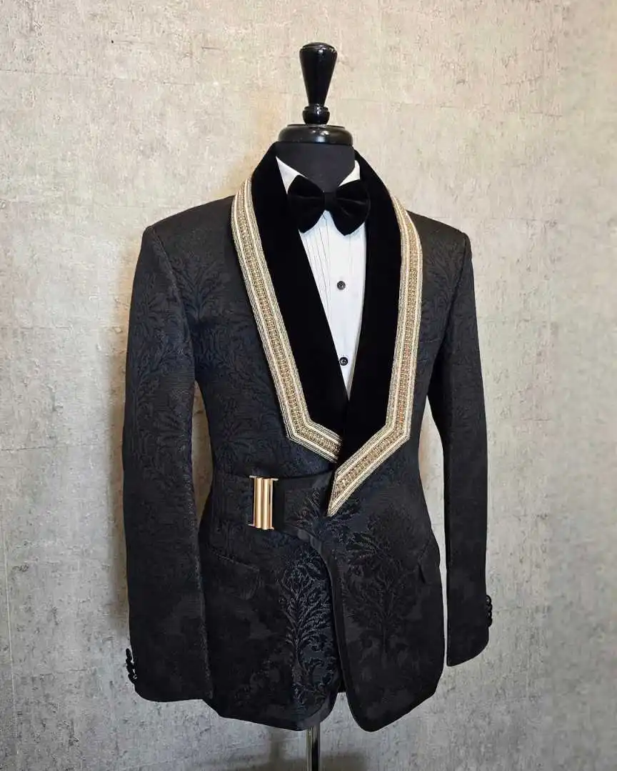 Costume de mariage pour hommes, 2 pièces, coupe cintrée, sur mesure, pour marié, Occasions formelles, taille personnalisée, nouvelle mode