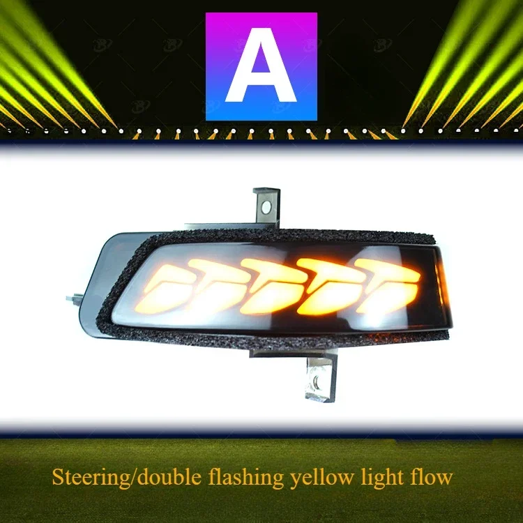 For  Honda Buwei STEPWGN-RP3 rearview mirror, running water turn signals, a touch of blue daytime running lights, dragon scales