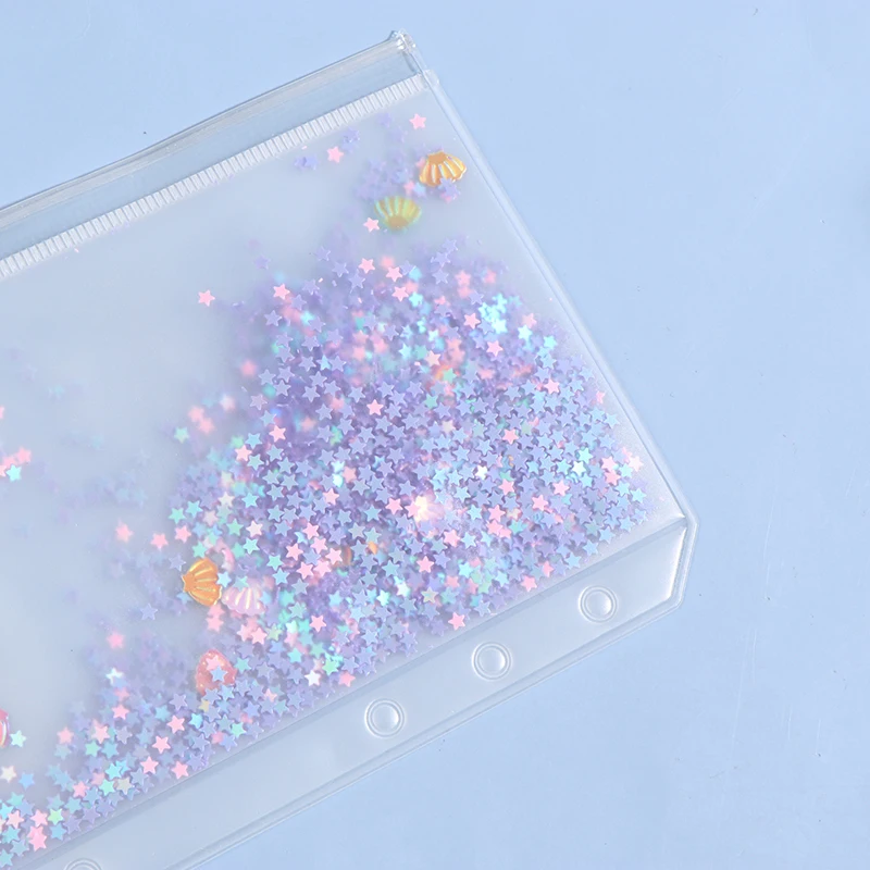 Specially Supply A6 Frosted Color Zipper Bag Notebook Storage Bag Looseleaf Book