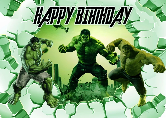 Marvel Hulk Jack thème fond tissu bannière accessoires enfants garçon fête d'anniversaire bébé douche décoration fournitures photographie