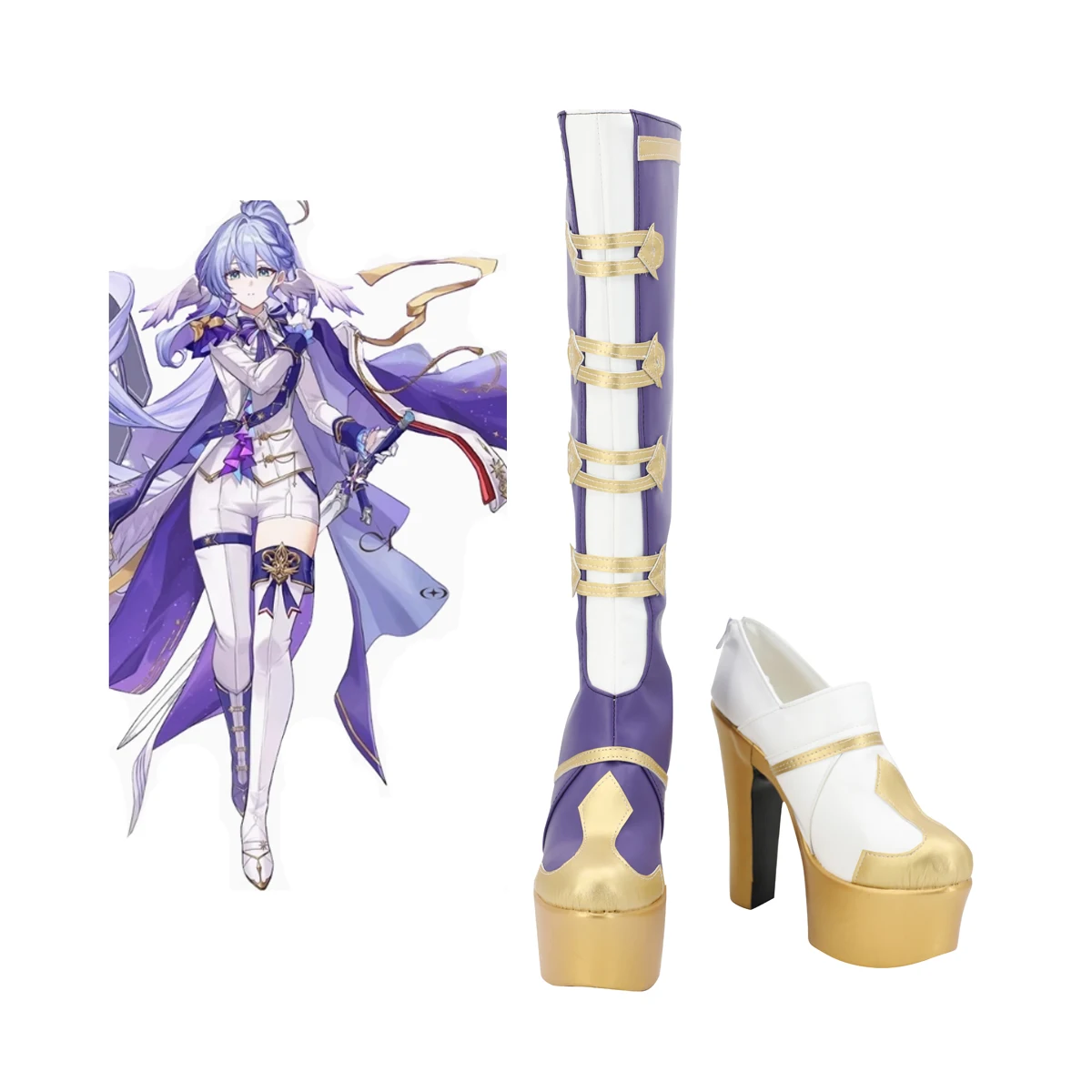 

Honkai Star Rail Robin Cosplay Shoes Bird of Harmony Boots Custom Made