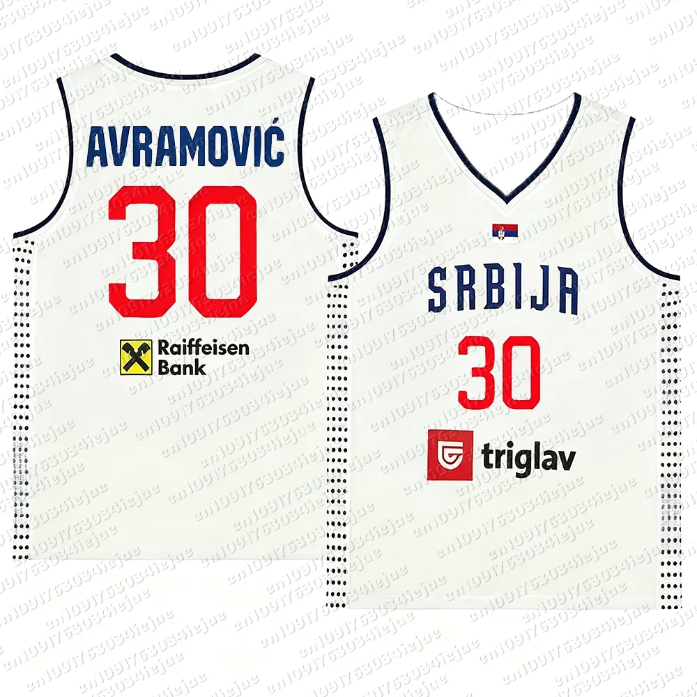 Unisex Atmungsaktives Schnelltrocknendes Basketball-Trikot Srbija 15 Jokic Günstige Hochwertige Outdoor-Sportbekleidung für Kinder – Detail 18