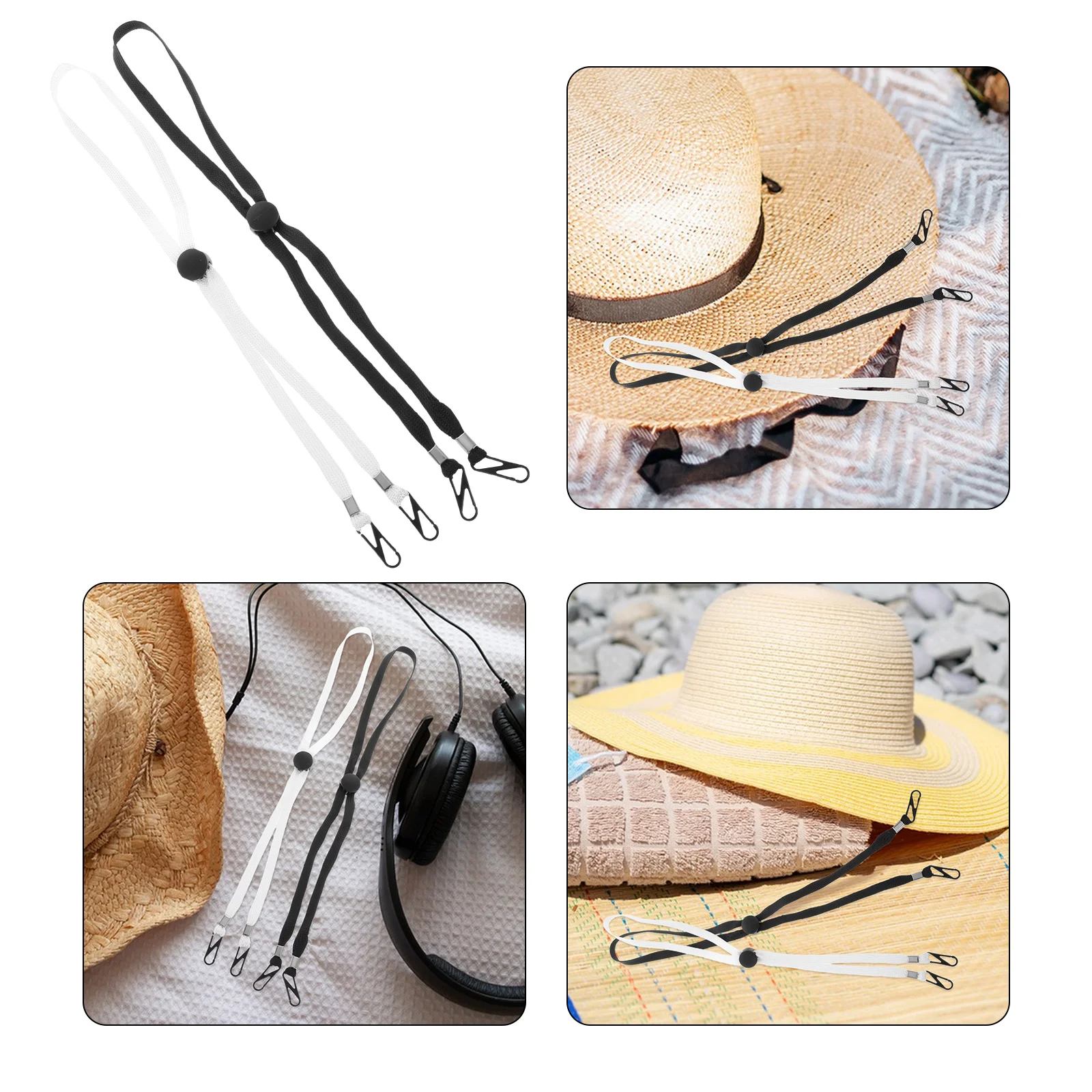 

10 Pcs Kids Hooks Wind Rope Mask Necklace Hat Strap Clip Clips Detachable Cord Lanyard for Face Extra Long Holder Child