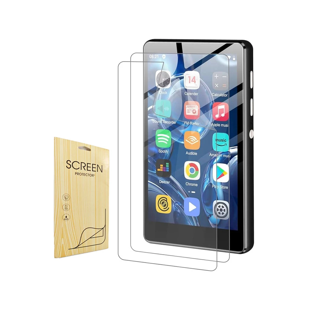 Screen Protector Scratch Resistant Shield Film for SWOFY M503 Pro M503Pro MP3 Player Accessories (1-Pack, 2pcs Films)