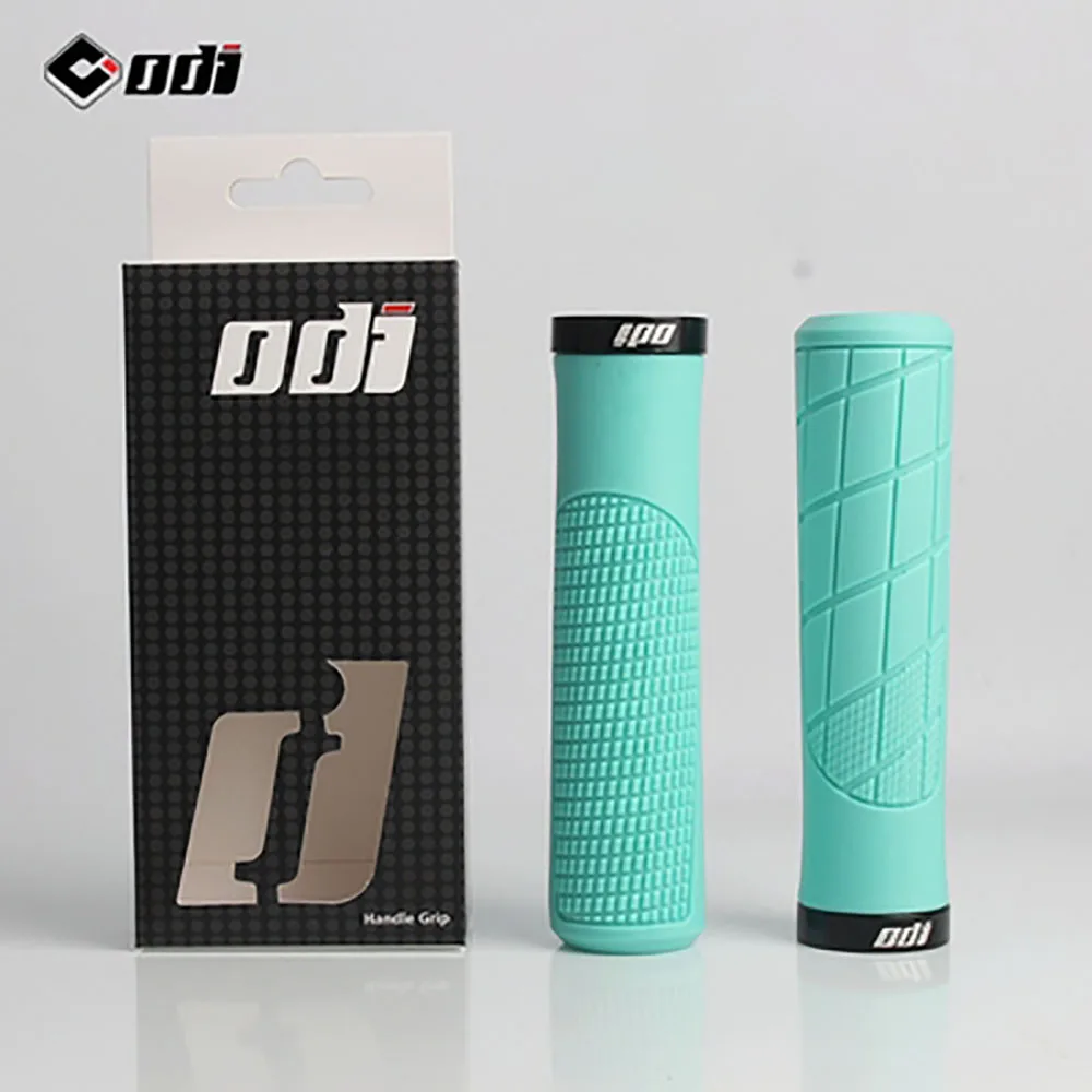 ODI MTB Lockable Bicycle Handlebar Grips Soft Rubber Bicycle Handle Integrated Bike Grip Cover Bike Accessories