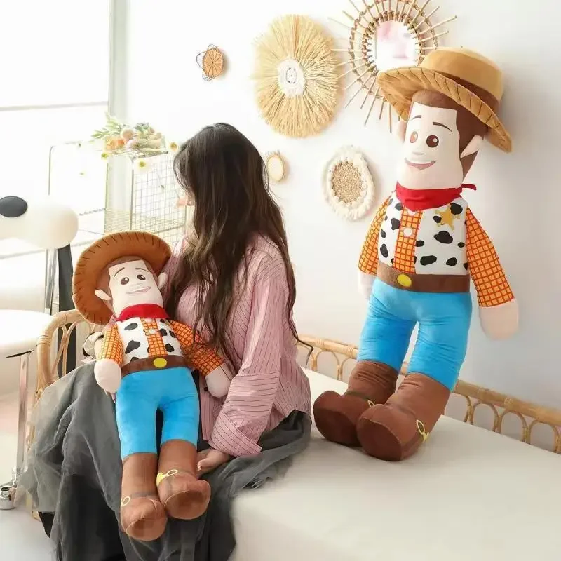 80-120 سنتيمتر ديزني لعبة من الكارتون قصة كبيرة الحجم دمية شريف وودي أنيمي محشوة أفخم رمي وسادة هدايا عيد ميلاد الأطفال